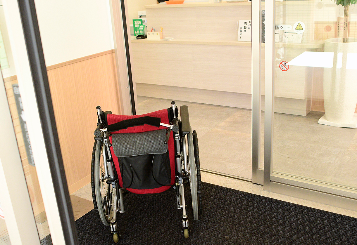 当院はバリアフリー設計です。